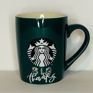 Starbucks Dark Green Mug with Logo